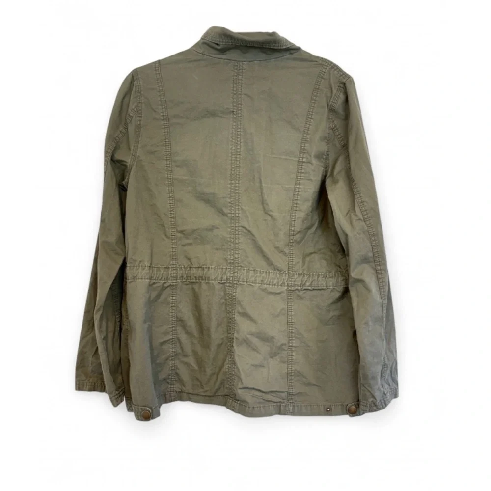 Ashley by 26 International Youth Green Utility Jacket Military Anorak Size Large